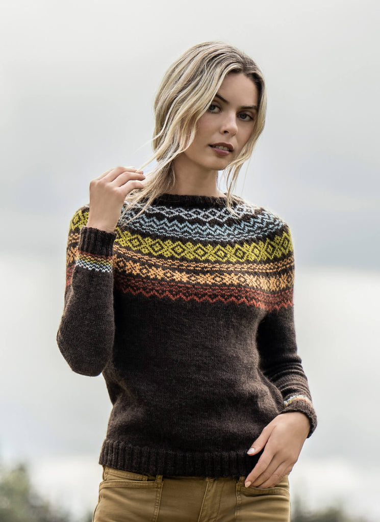 Blue Sky Fibers Terrace Gardens Sweater Kit -Original Colorway | Kits at Michigan Fine Yarns