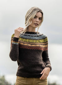 Blue Sky Fibers Terrace Gardens Sweater Kit -Original Colorway | Kits at Michigan Fine Yarns