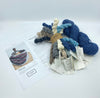 Blue Sky Fibers Tiverton Cowl Kit -Bramble & Fig + No. 1301 Storm Cloud 31211562 | Kits at Michigan Fine Yarns