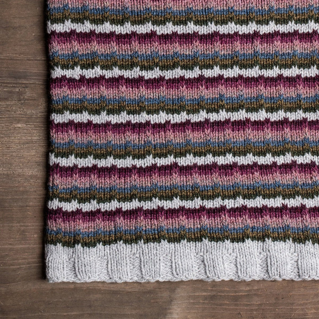 Blue Sky Fibers Tiverton Cowl Kit -Bramble & Fig + No. 1301 Storm Cloud 31211562 | Kits at Michigan Fine Yarns