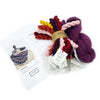 Blue Sky Fibers Tiverton Cowl Kit -Warm + No. 1307 Pressed Grapes 31375402 | Kits at Michigan Fine Yarns