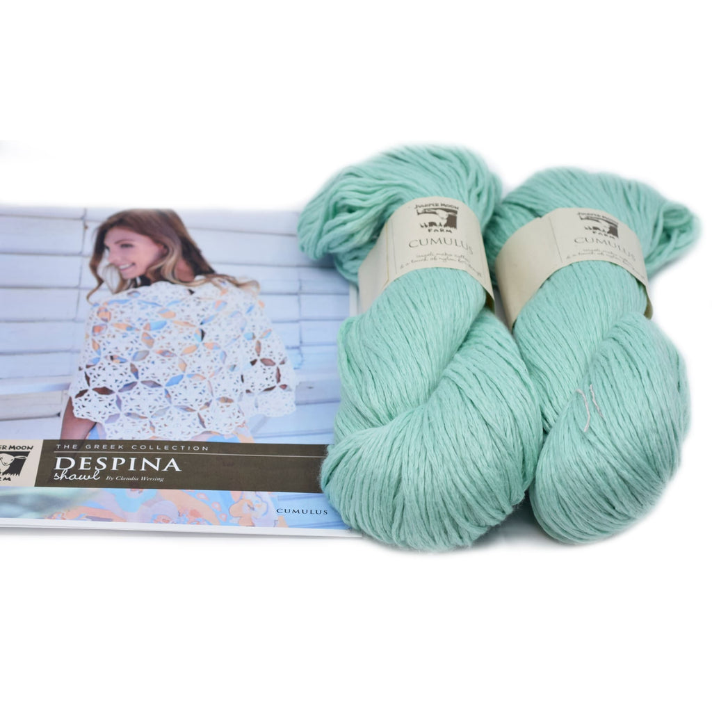 Juniper Moon Farm Despina Shawl Kit -42 - Seafoam | Kits at Michigan Fine Yarns