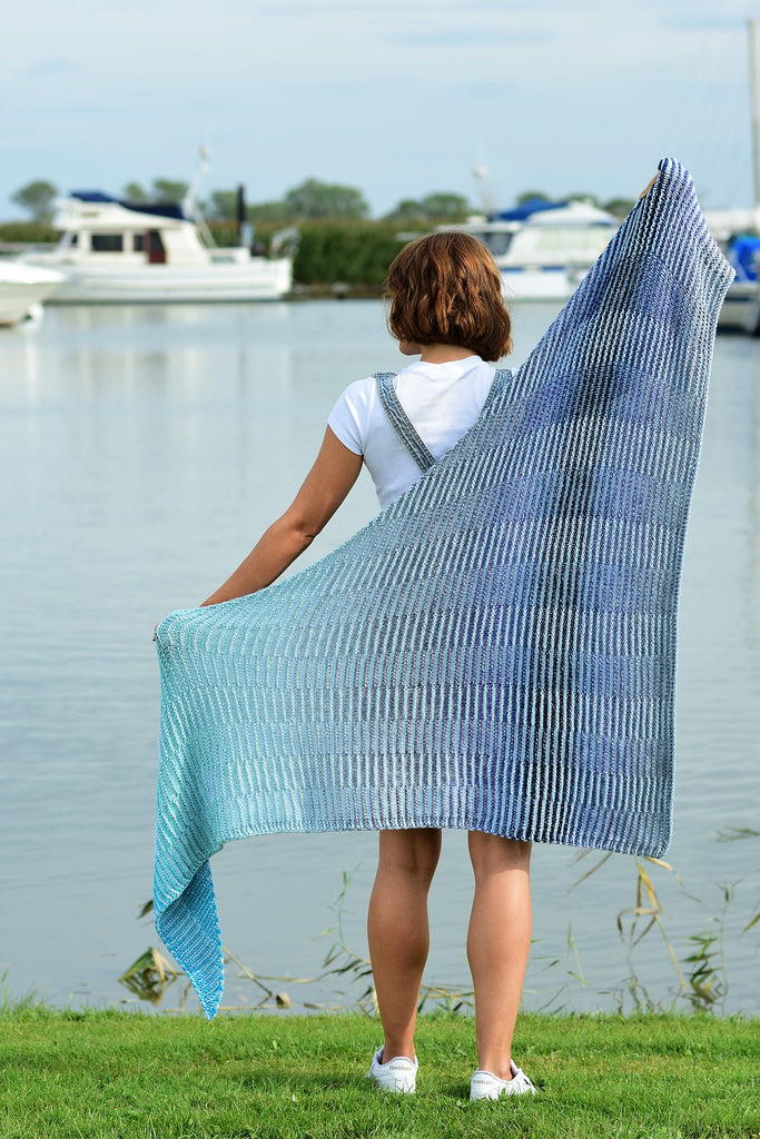 Juniper Moon Farm Zeynep Wrap Kit -Blackberry and Glacier Bay 76862506 | Kits at Michigan Fine Yarns