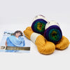 Juniper Moon Farm Zeynep Wrap Kit -Goldenrod and Aurora Borealis 99603498 | Kits at Michigan Fine Yarns
