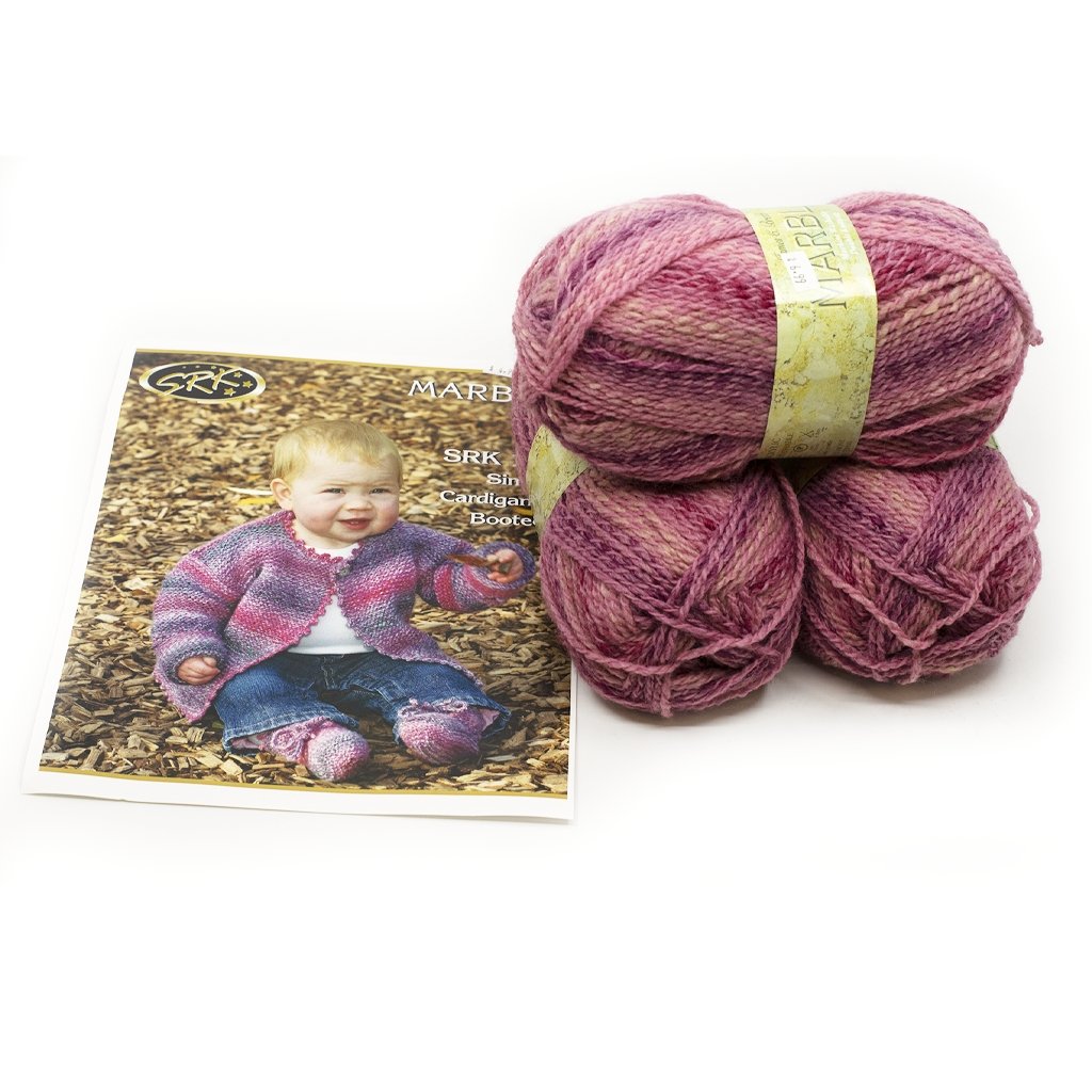 Kertzer Kertzer Baby Knit Kits -3 - Baby Cardigan and Booties 45094186 | Kits at Michigan Fine Yarns