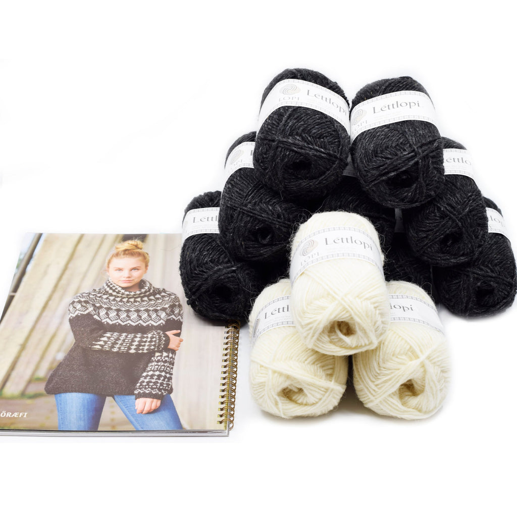 Lopi Öræfi Sweater Kit -Öræfi Sweater (M-L) | Kits at Michigan Fine Yarns