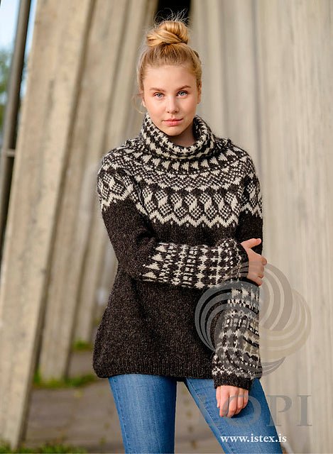 Lopi Öræfi Sweater Kit -Öræfi Sweater (M-L) | Kits at Michigan Fine Yarns