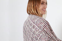 Malabrigo Afternoon in Lisbon Kit -063 - Natural and 727 - Viola 72461098 | Kits at Michigan Fine Yarns