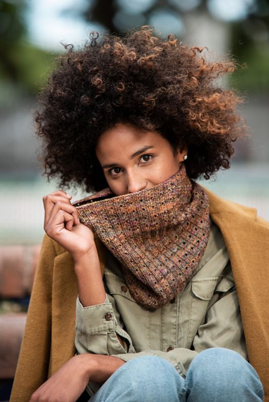 Malabrigo Ikigai Cowl Kit -Frank Ochre 16481322 | Kits at Michigan Fine Yarns