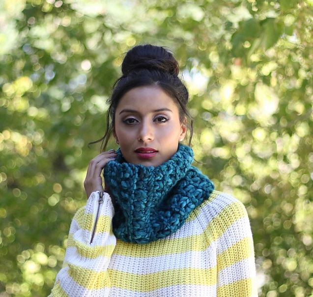 Malabrigo Treillage Cowl Kit -Whales Road 69682986 | Kits at Michigan Fine Yarns