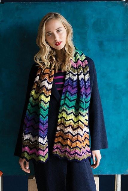 Noro Chevron Striped Scarf Kit -43447338 | Kits at Michigan Fine Yarns