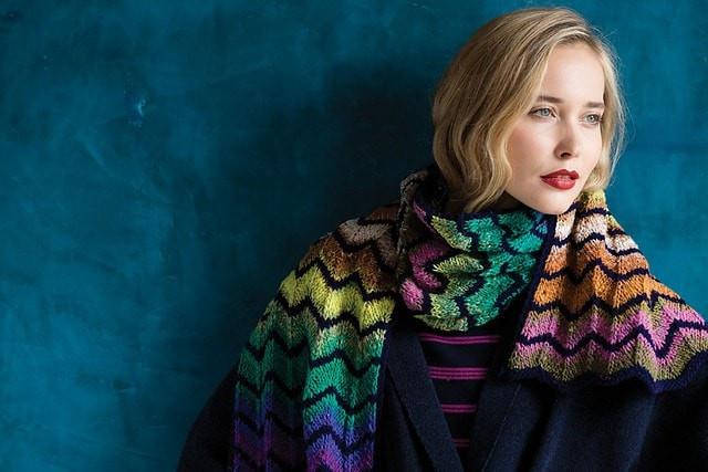 Noro Chevron Striped Scarf Kit -43447338 | Kits at Michigan Fine Yarns