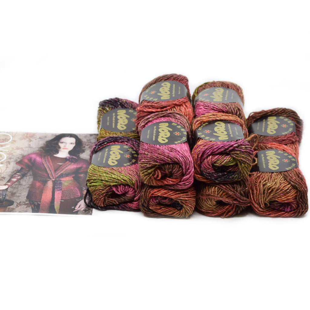 Noro Noro Belted Cardigan Vest Kit -84 - Otaru | Kits at Michigan Fine Yarns