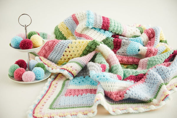 Yarn and Colors Blossom Blanket Crochet Kit 