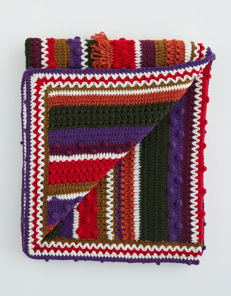 Sirdar Winter Berries Blanket Crochet Along in Hayfield Soft Twist Yarn -Winter Berries 28596266 | Kits at Michigan Fine Yarns