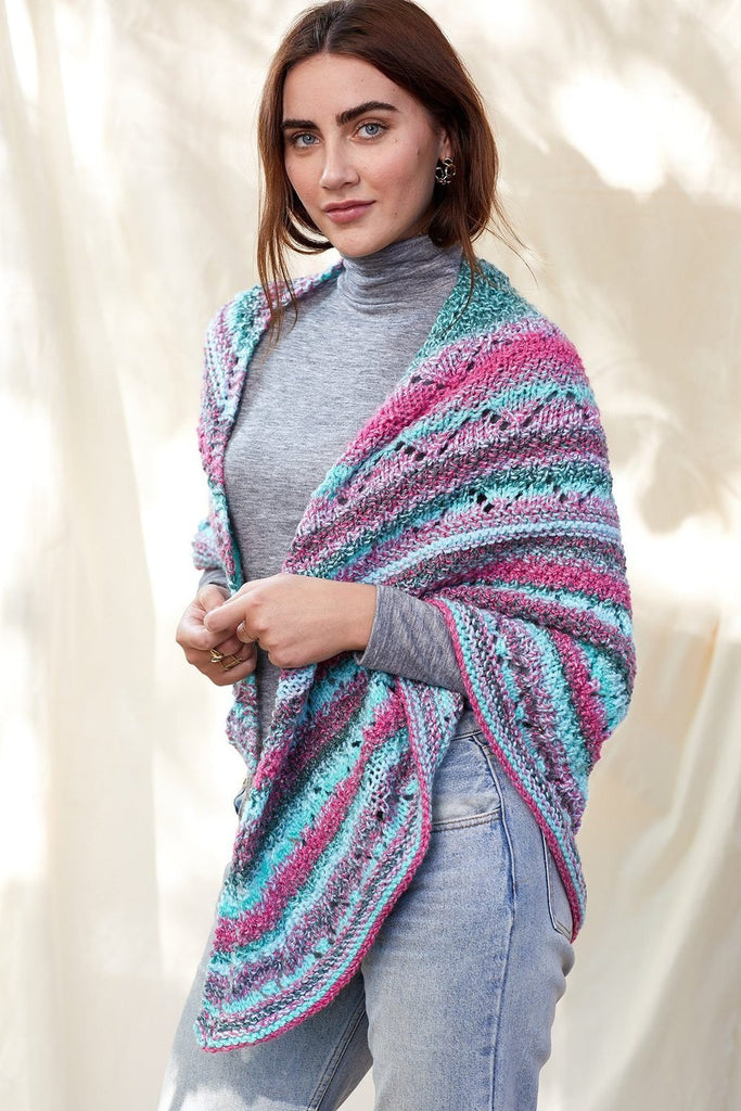 Universal Yarns Anemone Shawl Kit at Michigan Fine Yarns