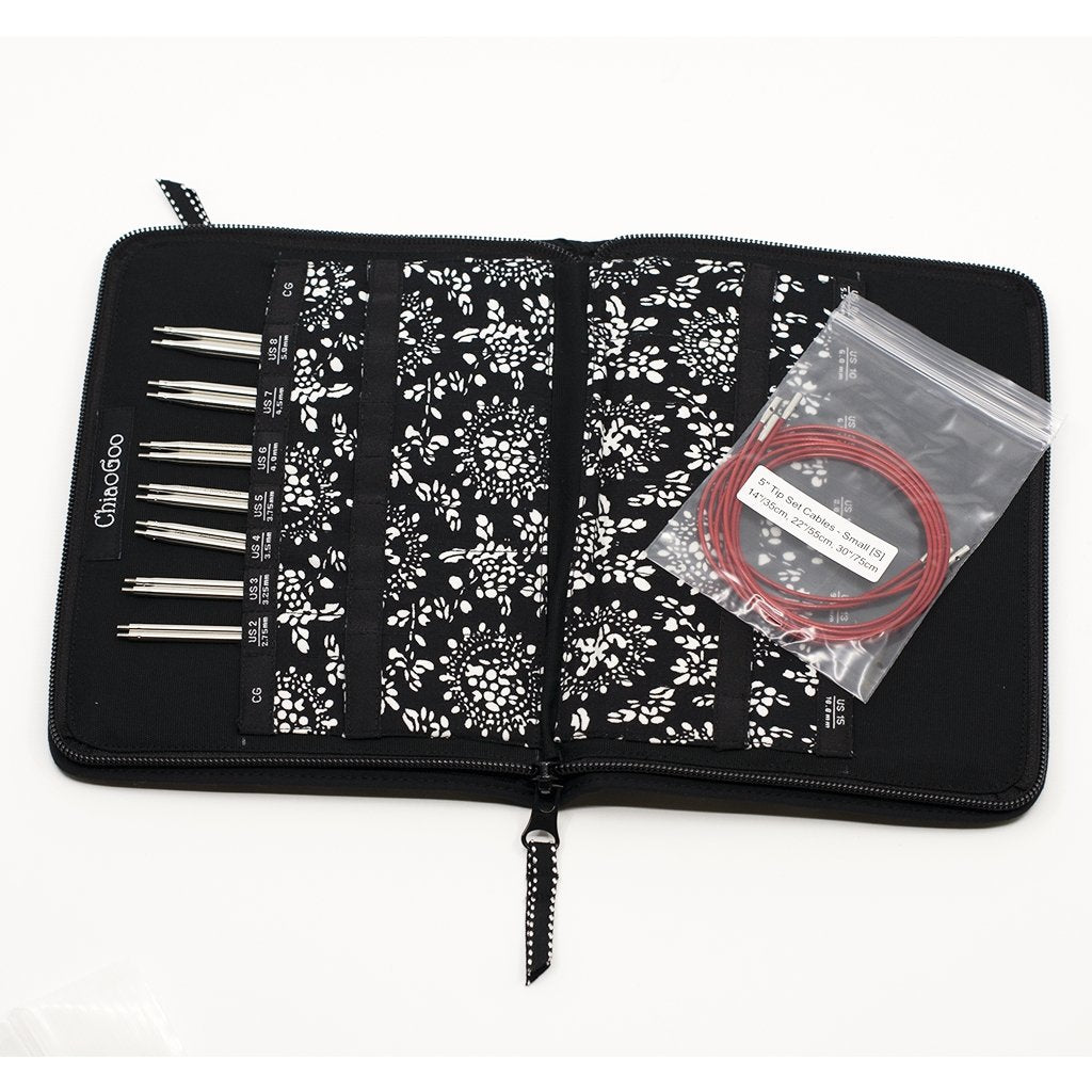 Complete - Twist Red Lace Interchangeable Knitting Needle 4 Tip Set - ChiaoGoo