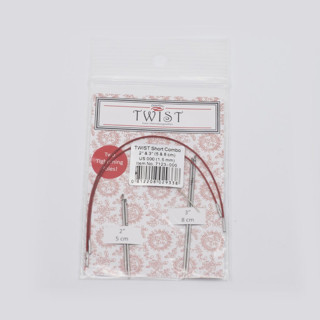 ChiaoGoo ChiaoGoo Twist Short Combo 2" & 3" -812208029338 | Knitting Needles at Michigan Fine Yarns