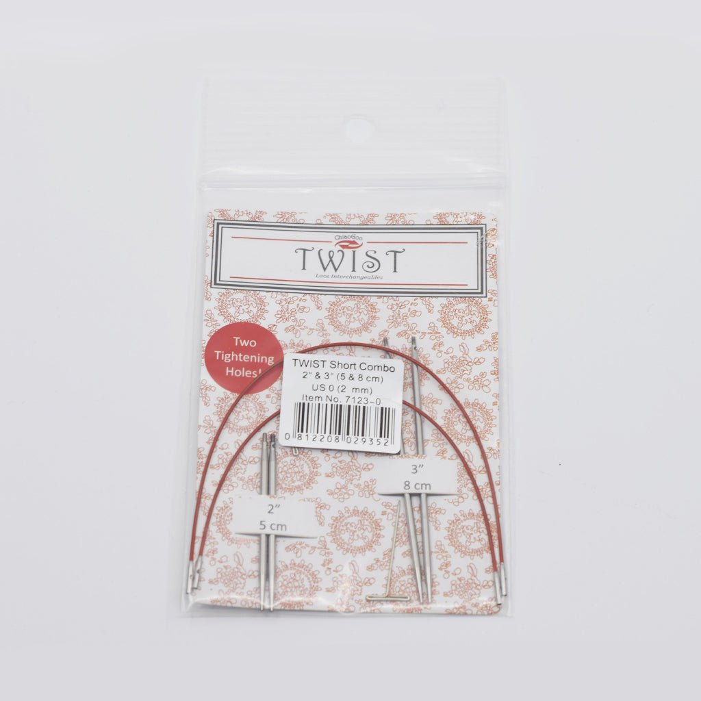 ChiaoGoo ChiaoGoo Twist Short Combo 2" & 3" -812208029352 | Knitting Needles at Michigan Fine Yarns