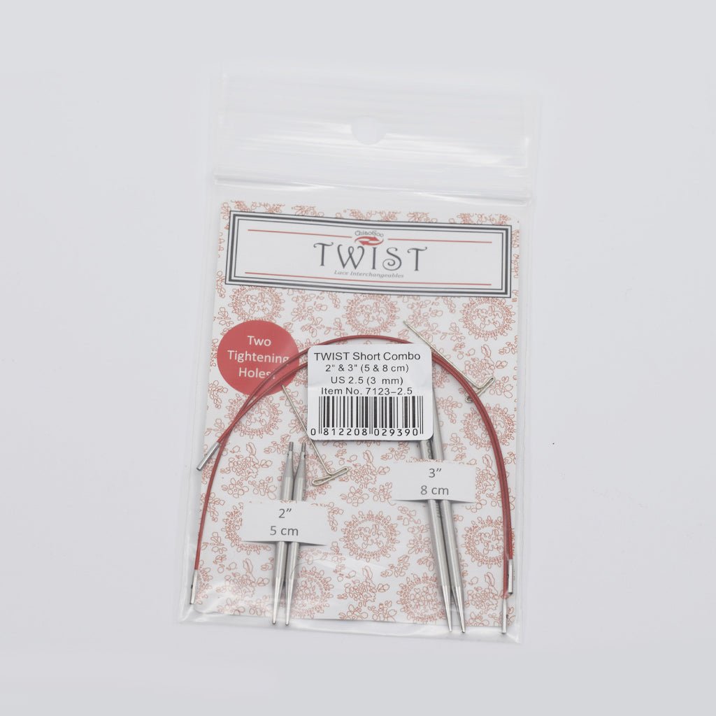 ChiaoGoo ChiaoGoo Twist Short Combo 2" & 3" -812208029383 | Knitting Needles at Michigan Fine Yarns