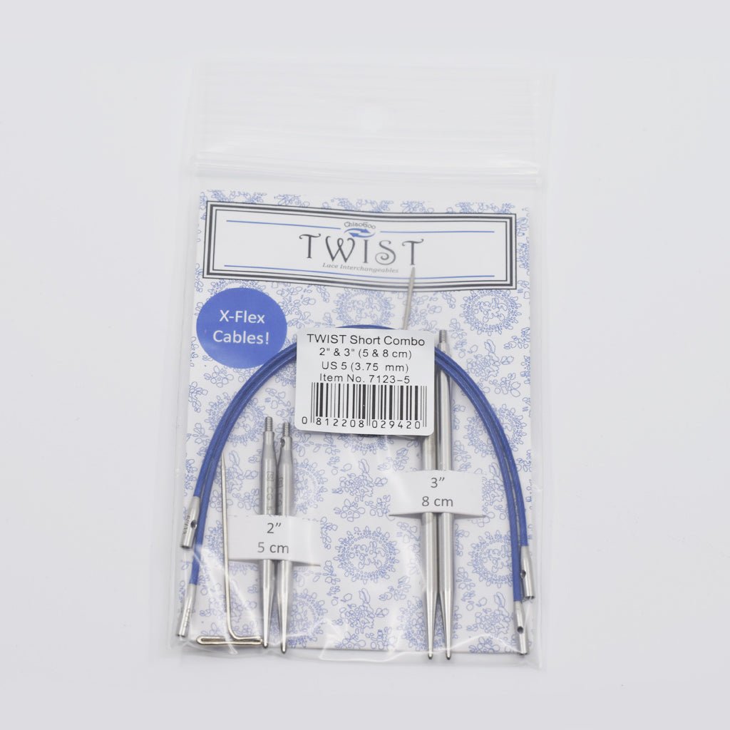 chiaogoo twist blue x-flex cords – Needles & Wool