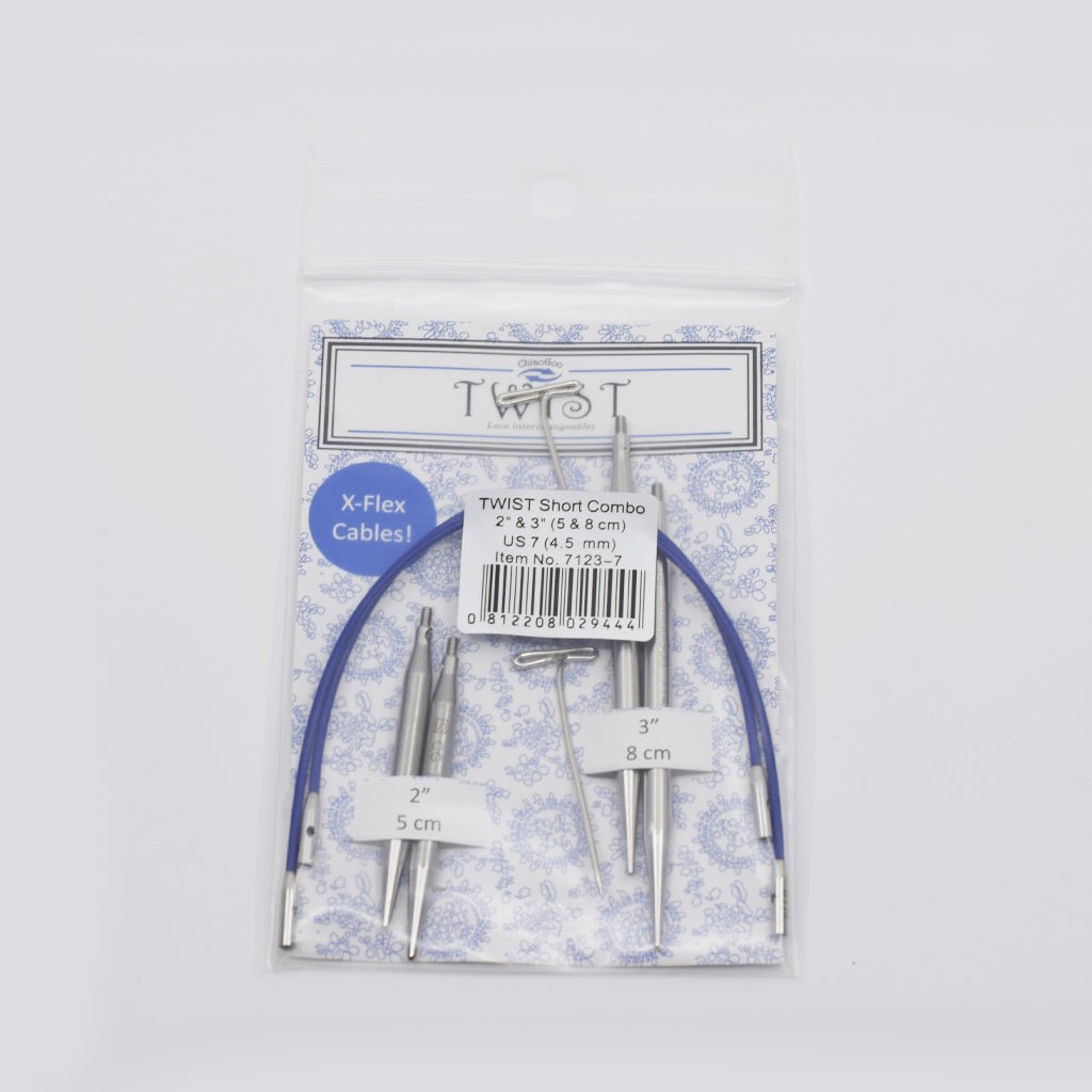 ChiaoGoo ChiaoGoo Twist Short Combo 2" & 3" -812208029444 | Knitting Needles at Michigan Fine Yarns