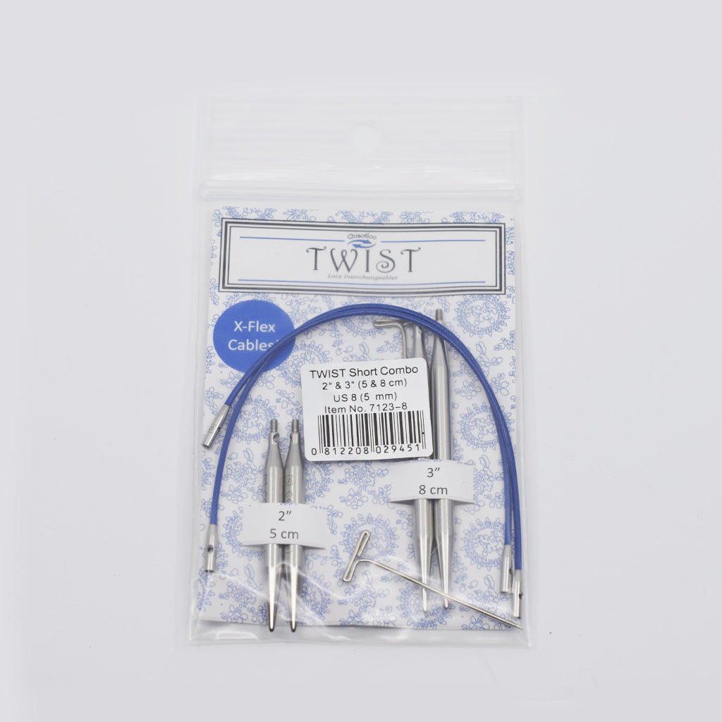 ChiaoGoo ChiaoGoo Twist Short Combo 2" & 3" -812208029451 | Knitting Needles at Michigan Fine Yarns