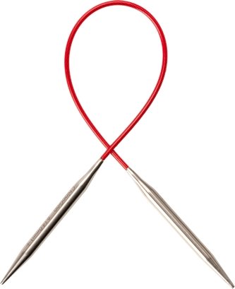 ChiaoGoo ::Steel Red LACE Circular Needles:: 7 US 40 in / 4.50 mm