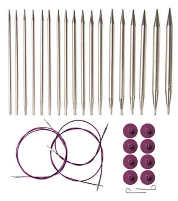 Knit Picks Nickel Options Interchangeable Circular Set - 6091323018968 | Knitting Needles at Michigan Fine Yarns