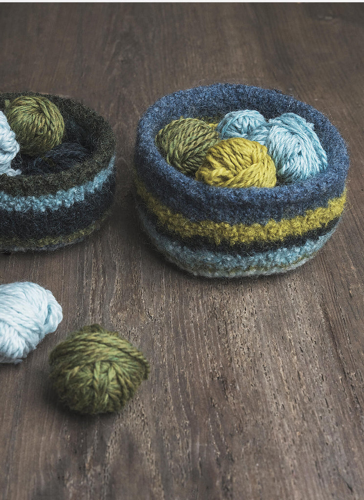Blue Sky Fibers Fairmont Felted Bowls -25400874 | Patterns at Michigan Fine Yarns