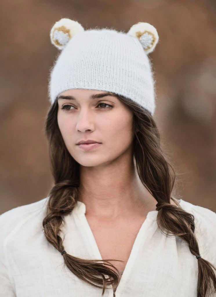 Blue Sky Fibers Two Pom Hat - 87307562 | Patterns at Michigan Fine Yarns