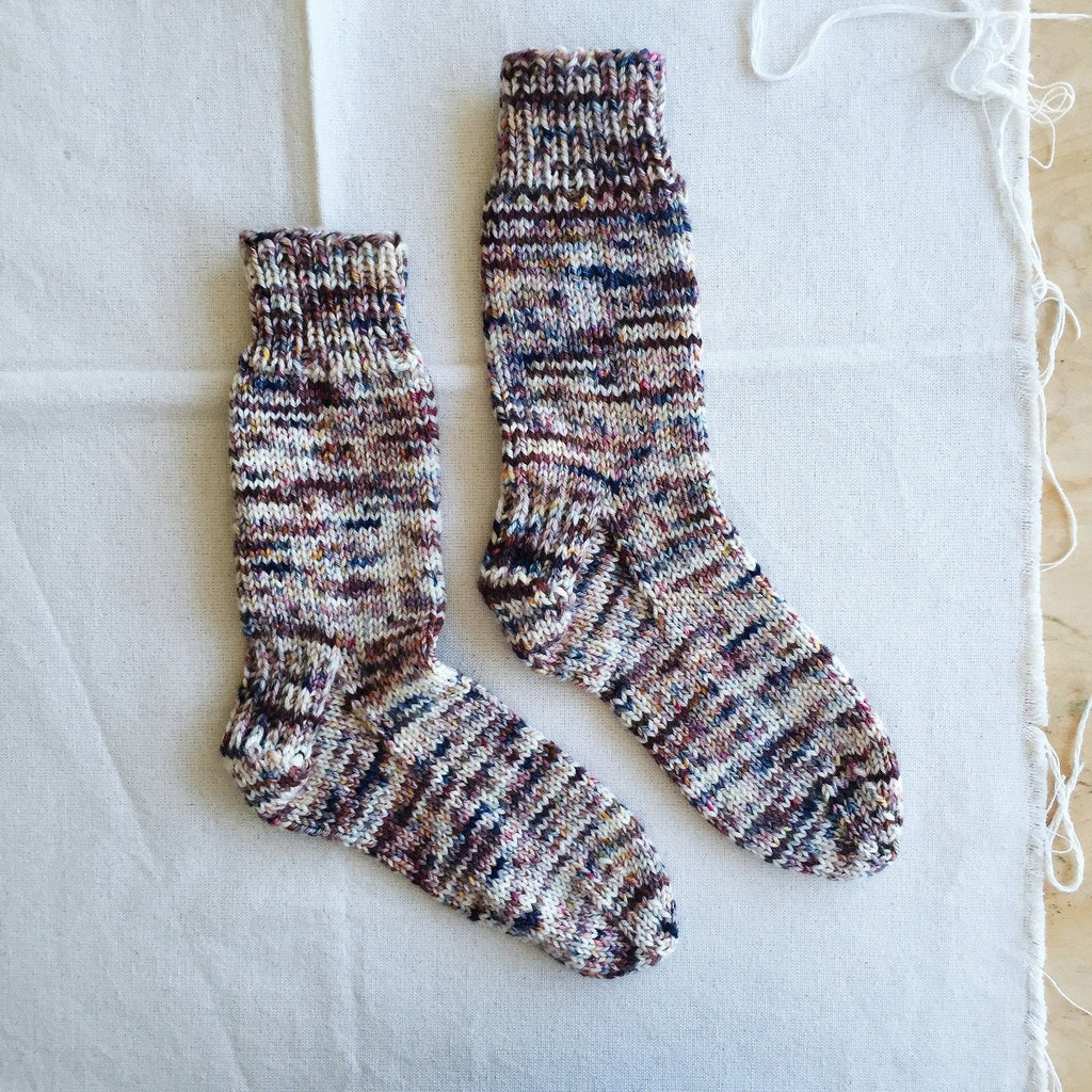 Madelintosh Simple Beginner Socks - 83422506 | Patterns at Michigan Fine Yarns