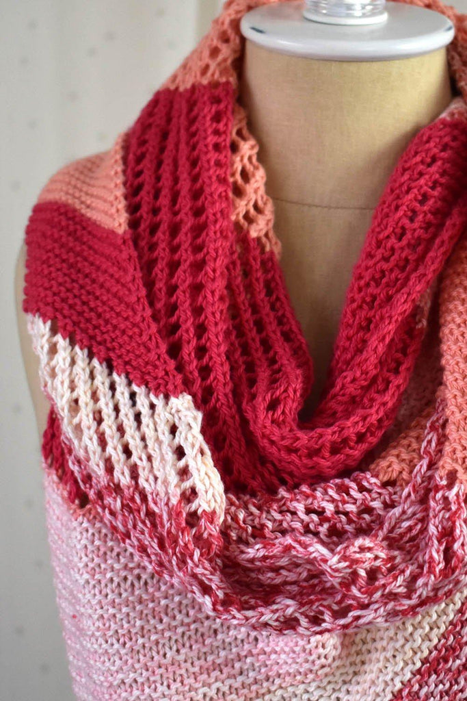 Universal Yarns Apple Orchard Shawl at Michigan Fine Yarns
