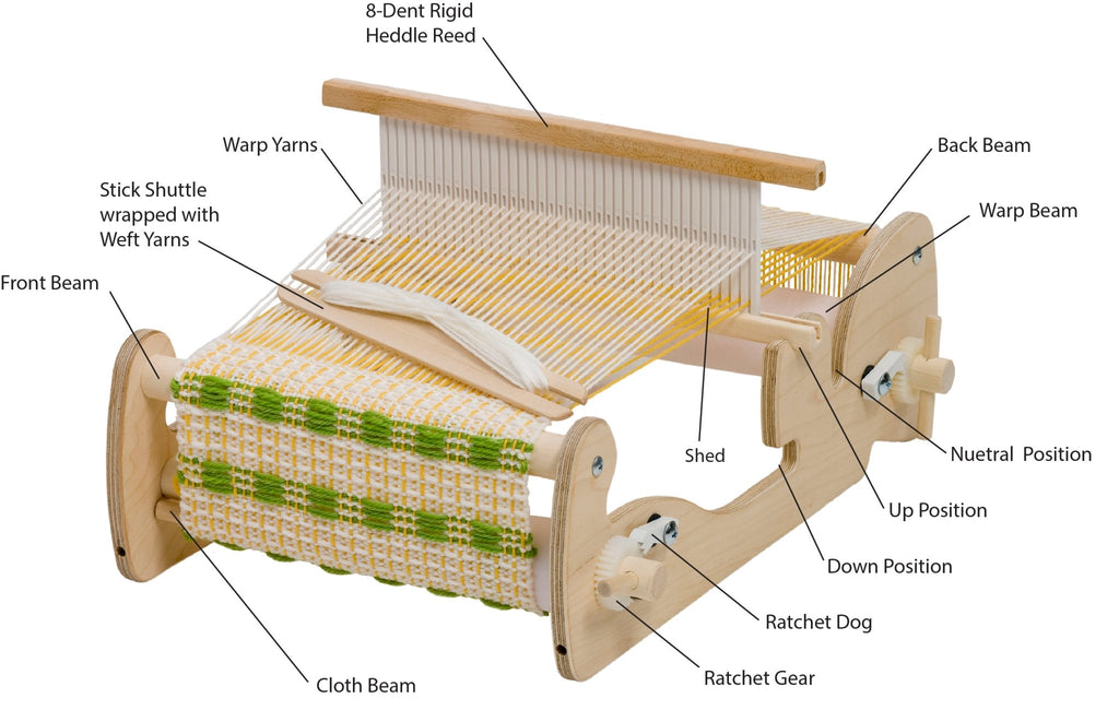 Schacht Spindle Co. Schacht Cricket Loom -10" 0764459900013 | Weaving Loom at Michigan Fine Yarns