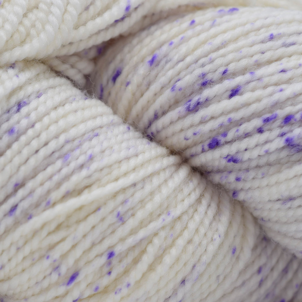 Bibi Yarn Bibi Twist -Electric Purple Light Speckled | Yarn at Michigan Fine Yarns