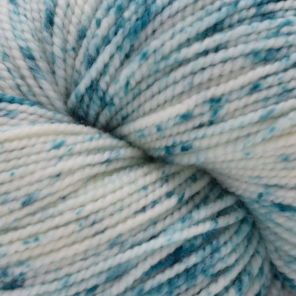Bibi Yarn Bibi Twist -Teal Bright Speckled | Yarn at Michigan Fine Yarns