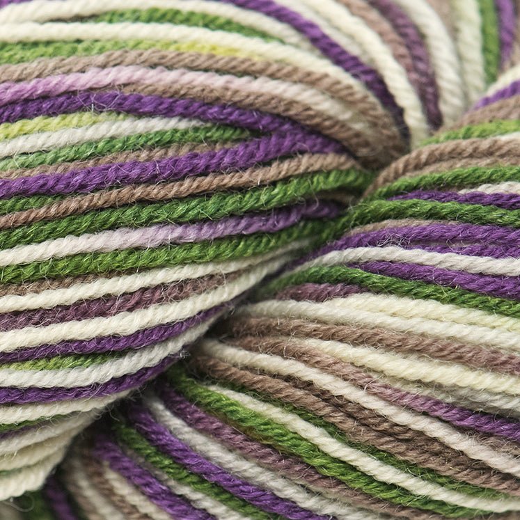 Blue Sky Fibers Stripey Fine -7864 - Grape Freeze 19880490 | Yarn at Michigan Fine Yarns
