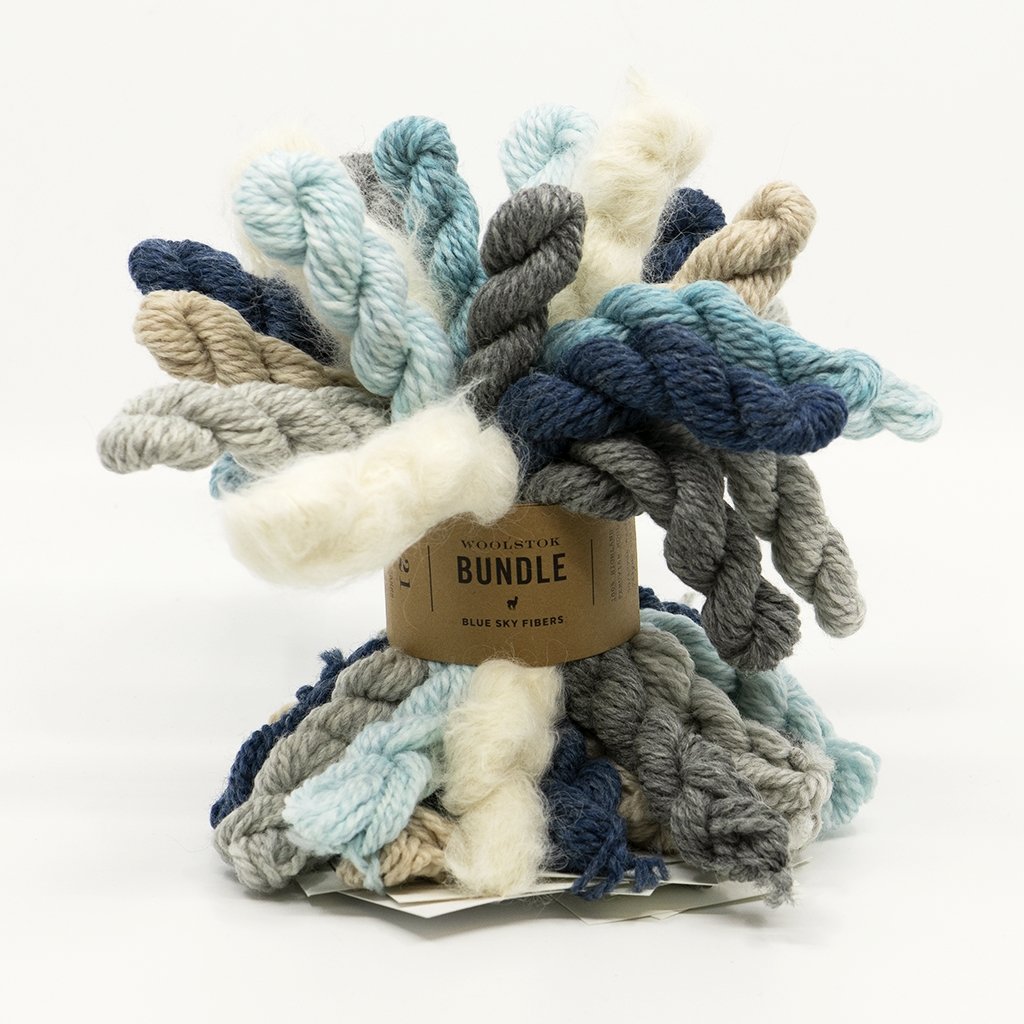 Blue Sky Fibers Woolstok Mini Bundles -Holiday Snow 20597546 | Yarn at Michigan Fine Yarns