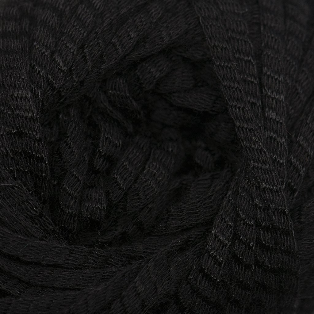 Crystal Palace Mikado Ribbon Solid -Black #1804 61506602 | Yarn at Michigan Fine Yarns
