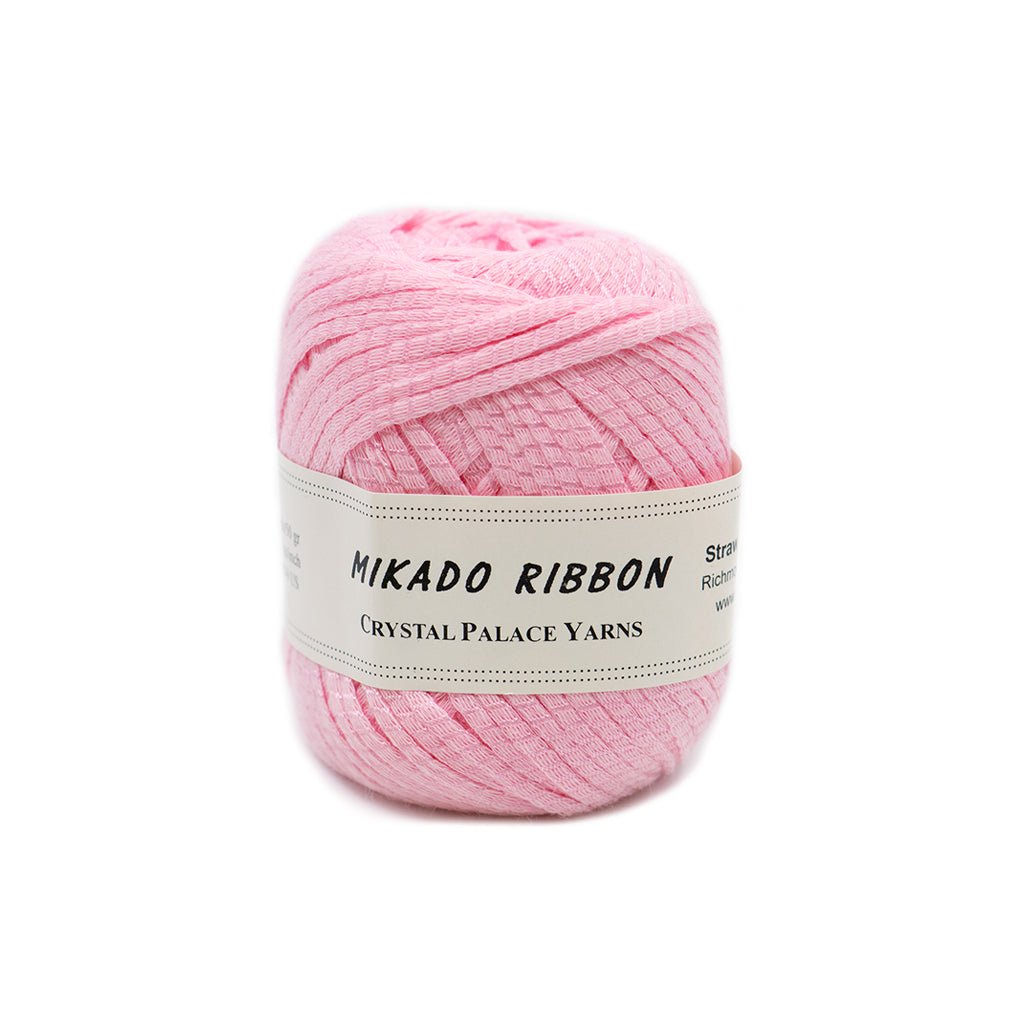 Crystal Palace Mikado Ribbon Solid -Black #1804 61506602 | Yarn at Michigan Fine Yarns