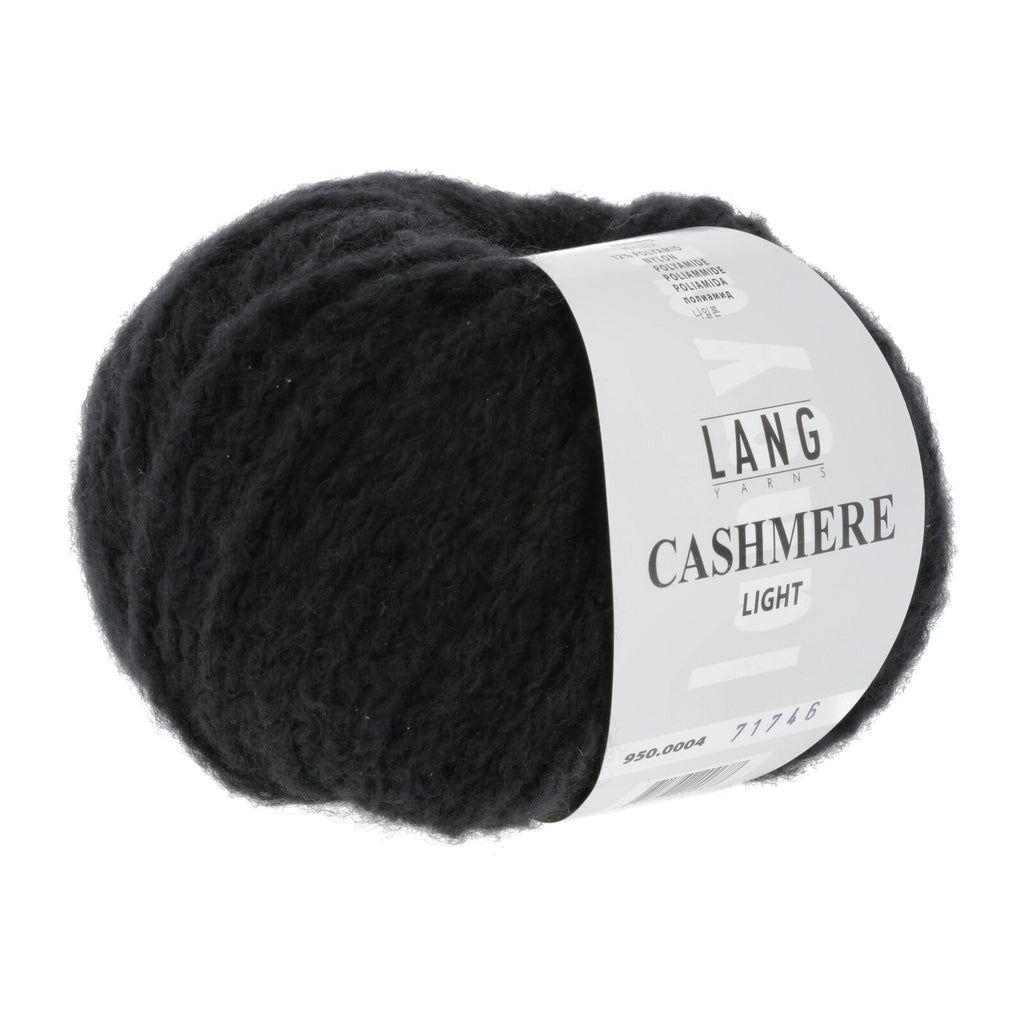 Lang Cashmere Light -4 - Black 7611862200687 | Yarn at Michigan Fine Yarns