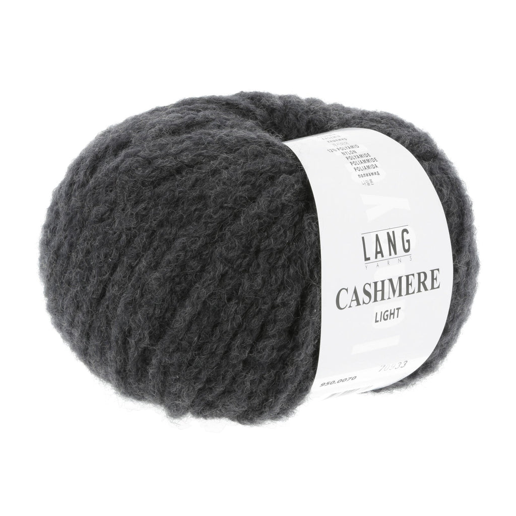 Lang Cashmere Light -70 - Charcoal 7611862216886 | Yarn at Michigan Fine Yarns