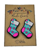 Michigan Fine Yarns AcademicHobbyist Needle Guards - Heritage Collection - Blue and Pink Stocking 78912298 | Accessories at Michigan Fine Yarns