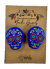 Michigan Fine Yarns AcademicHobbyist Needle Guards - Heritage Collection - Blue Sugarskulls 52552490 | Accessories at Michigan Fine Yarns