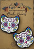 Michigan Fine Yarns AcademicHobbyist Needle Guards - Heritage Collection - Day of the Dead Gato 18349610 | Accessories at Michigan Fine Yarns