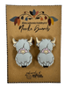 Michigan Fine Yarns AcademicHobbyist Needle Guards - Heritage Collection - Gray Highland Cow 57442090 | Accessories at Michigan Fine Yarns