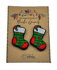 Michigan Fine Yarns AcademicHobbyist Needle Guards - Heritage Collection - Green and Red Stocking 78879530 | Accessories at Michigan Fine Yarns