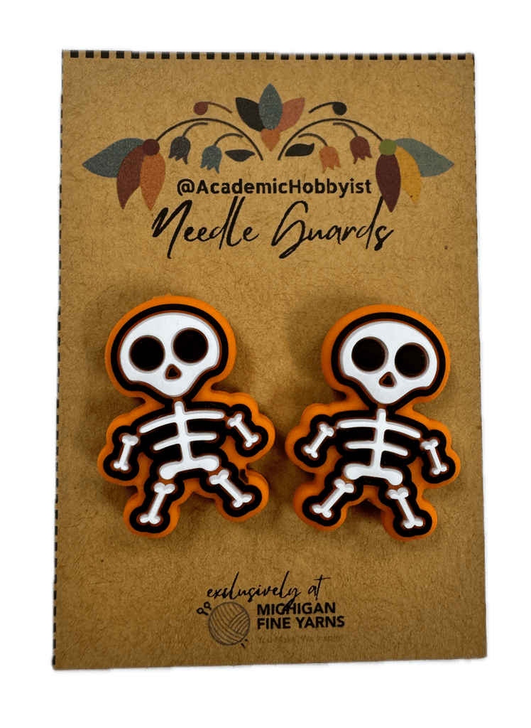 Michigan Fine Yarns AcademicHobbyist Needle Guards - Heritage Collection - Orange Skeleton 66962986 | Accessories at Michigan Fine Yarns