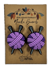 Michigan Fine Yarns AcademicHobbyist Needle Guards - Heritage Collection - Pink Purple Yarnball 52716330 | Accessories at Michigan Fine Yarns