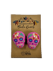Michigan Fine Yarns AcademicHobbyist Needle Guards - Heritage Collection - Pink Sugarskulls 52749098 | Accessories at Michigan Fine Yarns
